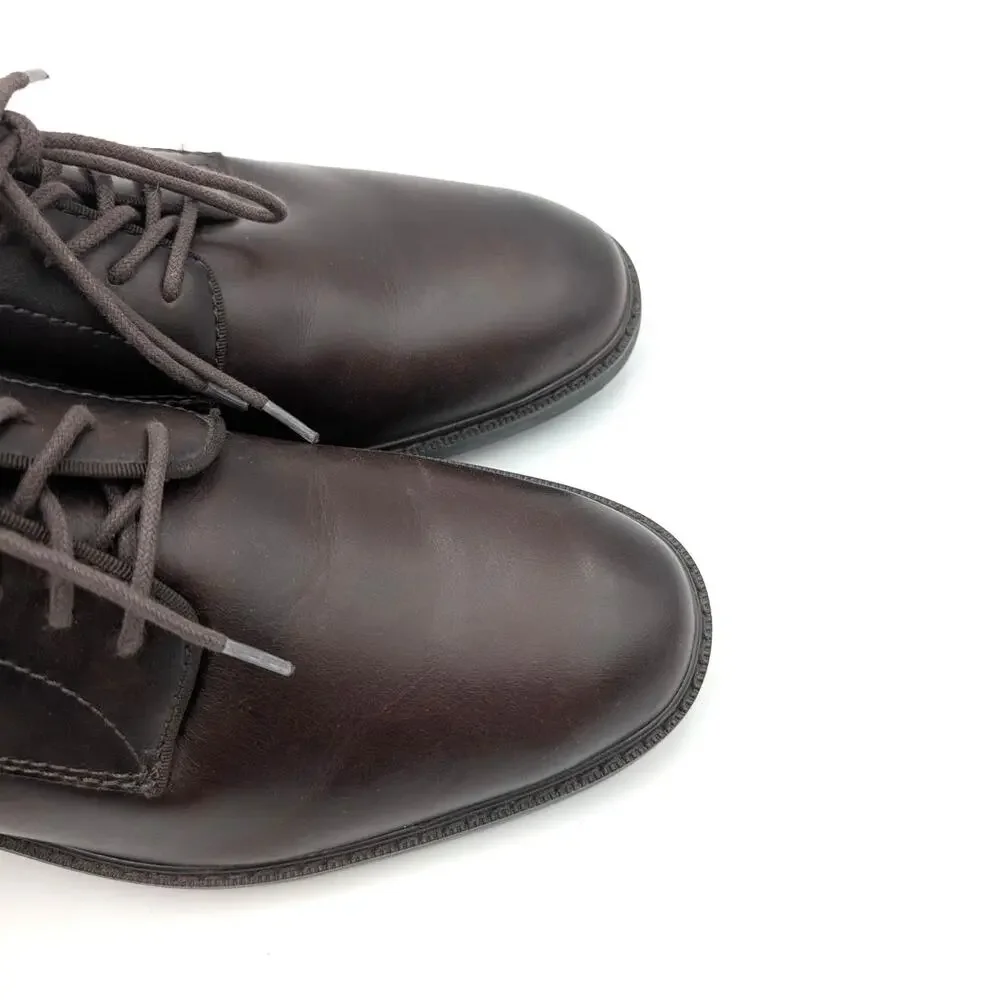 Vince Camuto Ferdie Lace-Up Oxford Shoes Men's Dark Brown Size US10.5M EU43.5
